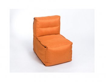 Модульное кресло Комфорт Колор прямое оранжевое в Муравленко - muravlenko.mebel-74.com | фото