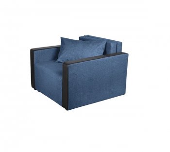 Кресло-кровать Милена с подлокотниками Синий в Муравленко - muravlenko.mebel-74.com | фото