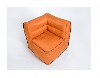 Модульное кресло Комфорт Колор угловое оранжевое в Муравленко - muravlenko.mebel-74.com | фото