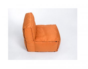 Модульное кресло Комфорт Колор прямое оранжевое в Муравленко - muravlenko.mebel-74.com | фото