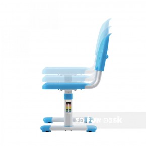 Комплект парта + стул трансформеры Cantare Blue в Муравленко - muravlenko.mebel-74.com | фото