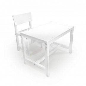 Детский растущий комплект стол и стул Я САМ "Лофт" (Белый, Белый) в Муравленко - muravlenko.mebel-74.com | фото