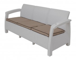 Диван Yalta Premium Sofa 3 Set (Ялта) белый (+подушки под спину) в Муравленко - muravlenko.mebel-74.com | фото