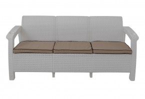 Диван Yalta Premium Sofa 3 Set (Ялта) белый (+подушки под спину) в Муравленко - muravlenko.mebel-74.com | фото