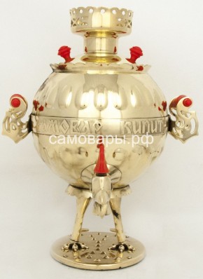 Электрический самовар "Петух на лапах" на 3 литра в Муравленко - muravlenko.mebel-74.com | фото