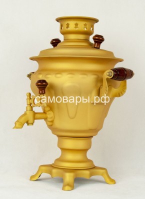 Электрический самовар "Русское золото" матовая груша на 2 литра (Ограниченная серия) в Муравленко - muravlenko.mebel-74.com | фото