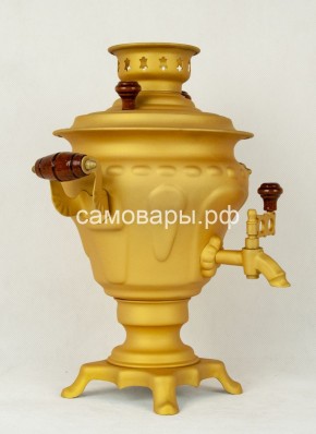 Электрический самовар "Русское золото" матовая груша на 2 литра (Ограниченная серия) в Муравленко - muravlenko.mebel-74.com | фото