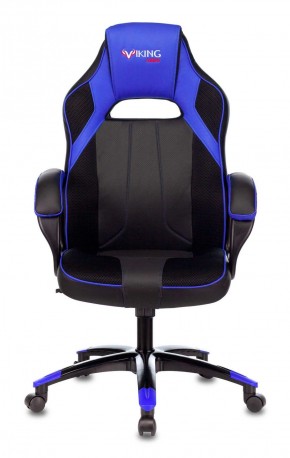Кресло игровое Бюрократ VIKING 2 AERO BLUE черный/синий в Муравленко - muravlenko.mebel-74.com | фото