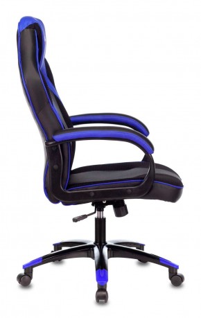 Кресло игровое Бюрократ VIKING 2 AERO BLUE черный/синий в Муравленко - muravlenko.mebel-74.com | фото