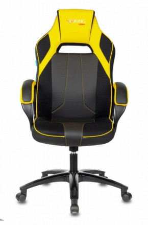 Кресло игровое Бюрократ VIKING 2 AERO YELLOW черный/желтый в Муравленко - muravlenko.mebel-74.com | фото