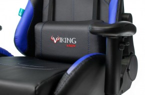 Кресло игровое Бюрократ VIKING 5 AERO BLUE черный/синий в Муравленко - muravlenko.mebel-74.com | фото