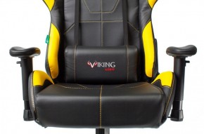 Кресло игровое Бюрократ VIKING 5 AERO YELLOW черный/желтый в Муравленко - muravlenko.mebel-74.com | фото