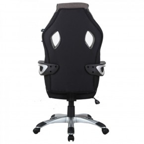 Кресло компьютерное BRABIX Techno GM-002 (ткань) черное/серое, вставки белые (531815) в Муравленко - muravlenko.mebel-74.com | фото