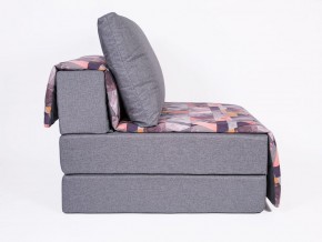 Кресло-кровать бескаркасное Харви (серый-сноу манго) в Муравленко - muravlenko.mebel-74.com | фото