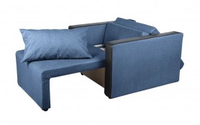 Кресло-кровать Милена с подлокотниками (синий) Велюр в Муравленко - muravlenko.mebel-74.com | фото