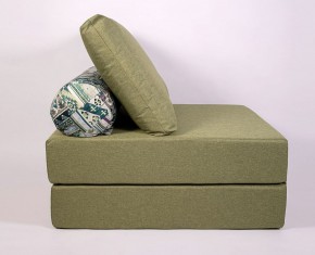 Кресло-кровать-пуф бескаркасное Прайм (Оливковый) в Муравленко - muravlenko.mebel-74.com | фото