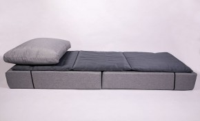 Кресло-кровать-пуф бескаркасное Прайм (Серый) в Муравленко - muravlenko.mebel-74.com | фото