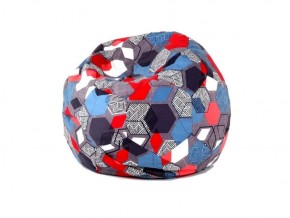 Кресло-мешок Мяч M (Geometry Slate) в Муравленко - muravlenko.mebel-74.com | фото
