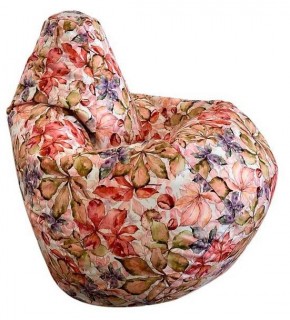 Кресло-мешок Цветы L в Муравленко - muravlenko.mebel-74.com | фото
