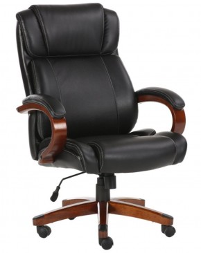 Кресло офисное BRABIX PREMIUM "Magnum EX-701" (дерево, рециклированная кожа, черное) 531827 в Муравленко - muravlenko.mebel-74.com | фото