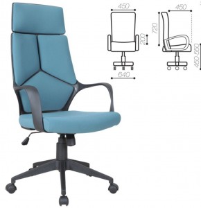 Кресло офисное BRABIX PREMIUM "Prime EX-515" (ткань, голубое) 531568 в Муравленко - muravlenko.mebel-74.com | фото