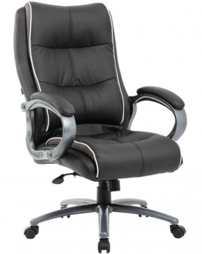 Кресло офисное BRABIX PREMIUM "Strong HD-009" (экокожа черная, ткань серая) 531945 в Муравленко - muravlenko.mebel-74.com | фото