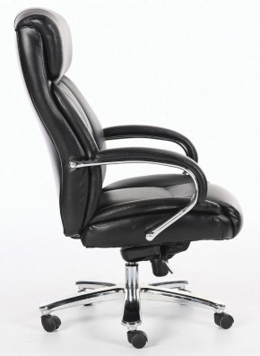 Кресло офисное BRABIX "Direct EX-580" (хром/рециклированная кожа/черное) 531824 в Муравленко - muravlenko.mebel-74.com | фото