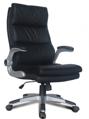 Кресло офисное BRABIX "Fregat EX-510" (рециклированная кожа, черное) 530863 в Муравленко - muravlenko.mebel-74.com | фото