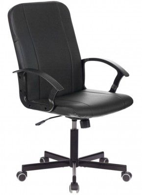 Кресло офисное BRABIX "Simple EX-521" (экокожа, черное) 532103 в Муравленко - muravlenko.mebel-74.com | фото