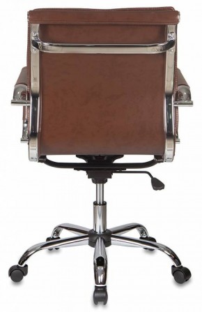 Кресло руководителя Бюрократ CH-993-LOW/BROWN коричневый в Муравленко - muravlenko.mebel-74.com | фото