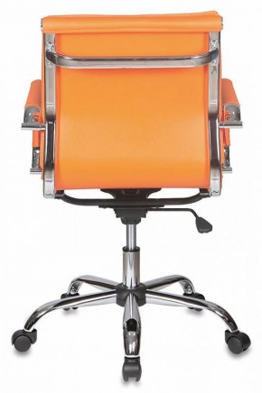 Кресло руководителя Бюрократ CH-993-LOW/ORANGE оранжевый в Муравленко - muravlenko.mebel-74.com | фото