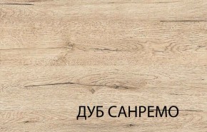 Кровать 120, OSKAR , цвет дуб Санремо в Муравленко - muravlenko.mebel-74.com | фото