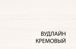 Кровать 120, TIFFANY, цвет вудлайн кремовый в Муравленко - muravlenko.mebel-74.com | фото