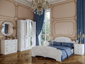 МАРИЯ Кровать 1,6м (белый) в Муравленко - muravlenko.mebel-74.com | фото