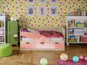 Кровать Бабочки (Розовый металлик) 1600 в Муравленко - muravlenko.mebel-74.com | фото