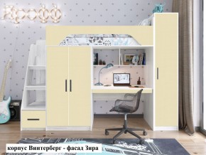 Кровать-чердак Тея + Шкаф-Пенал Тея в Муравленко - muravlenko.mebel-74.com | фото