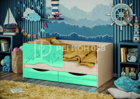 Кровать Дельфин-2 МДФ (фасад 3D) 1600 в Муравленко - muravlenko.mebel-74.com | фото