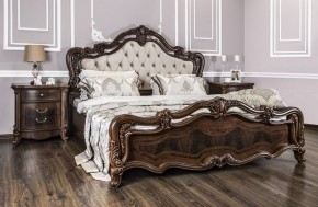 Кровать двуспальная Илона с мягким изголовьем (1800) караваджо в Муравленко - muravlenko.mebel-74.com | фото