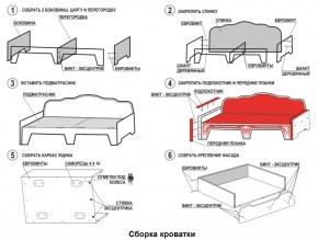Кровать Фея 1800 с двумя ящиками в Муравленко - muravlenko.mebel-74.com | фото