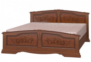 ЕЛЕНА Кровать из массива 1200 (Орех) в Муравленко - muravlenko.mebel-74.com | фото
