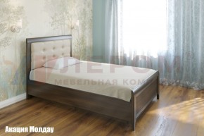 Кровать КР-1031 с мягким изголовьем в Муравленко - muravlenko.mebel-74.com | фото