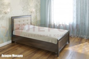 Кровать КР-2031 с мягким изголовьем в Муравленко - muravlenko.mebel-74.com | фото