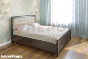 Кровать КР-2033 с мягким изголовьем в Муравленко - muravlenko.mebel-74.com | фото