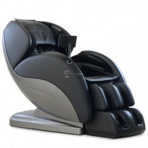 Массажное кресло PS6500 черно-серебряное в Муравленко - muravlenko.mebel-74.com | фото