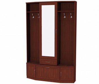 Шкаф для прихожей с зеркалом арт.600 в Муравленко - muravlenko.mebel-74.com | фото