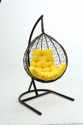 Подвесное кресло Бароло (коричневый/желтый) в Муравленко - muravlenko.mebel-74.com | фото