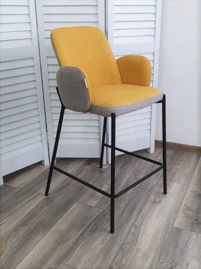 Полубарный стул NYX (H=65cm) VF106 желтый / VF120 серый М-City в Муравленко - muravlenko.mebel-74.com | фото
