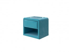 PROxSON Тумба Cube (Ткань: Велюр Shaggy Azure) 52x41 в Муравленко - muravlenko.mebel-74.com | фото