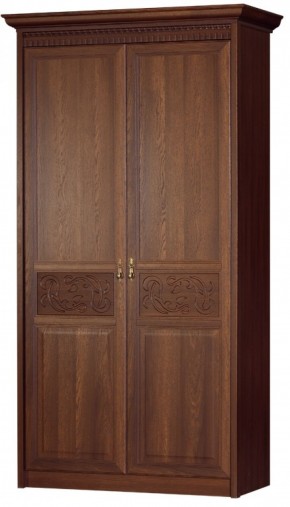 Шкаф 2-х дверный с полками ДСП №181 "Лючия" Дуб оксфорд в Муравленко - muravlenko.mebel-74.com | фото