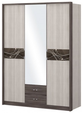 Шкаф 3-х дверный с зеркалом Шк68.2 МС Николь в Муравленко - muravlenko.mebel-74.com | фото